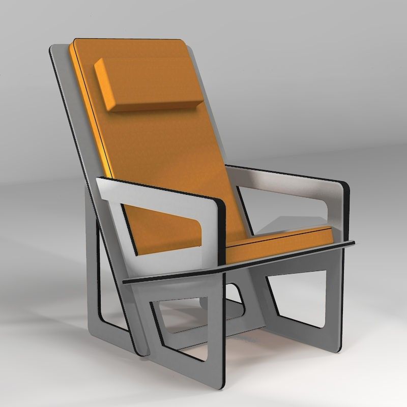 copy of Backcare armchair made to measure, high backrest with a headrest Mon siège à moi - 5