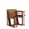 copy of Dining chair made to measure Mon siège à moi - 2