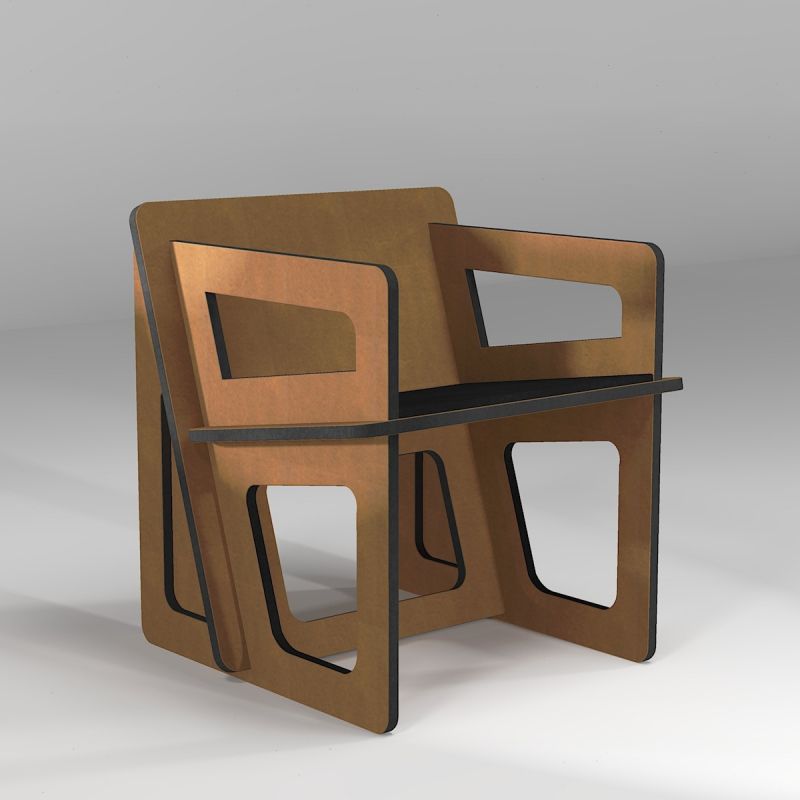 copy of Chaise Aero fabriquée sur-mesure, sans repose-pied Mon siège à moi - 1